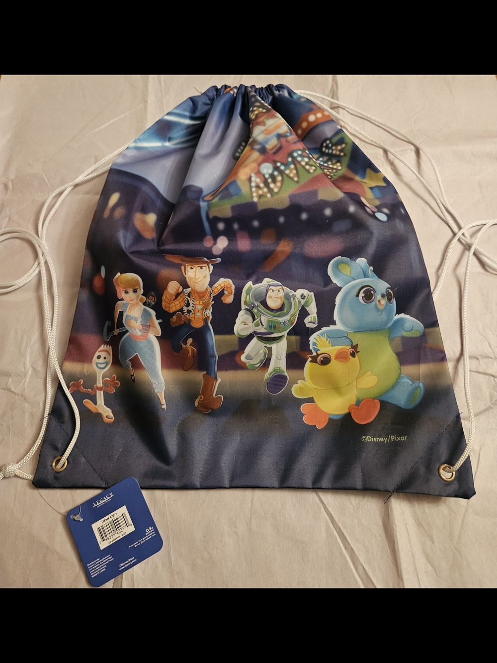 Disney, Pixar Toy Story Drawstring Backpack.